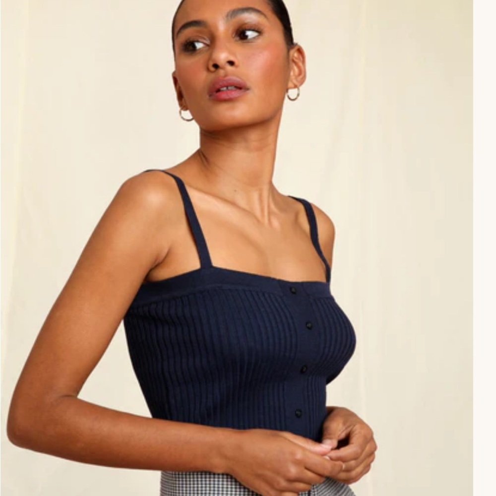 Rouje - Phybie top - navy blue - size fr 36